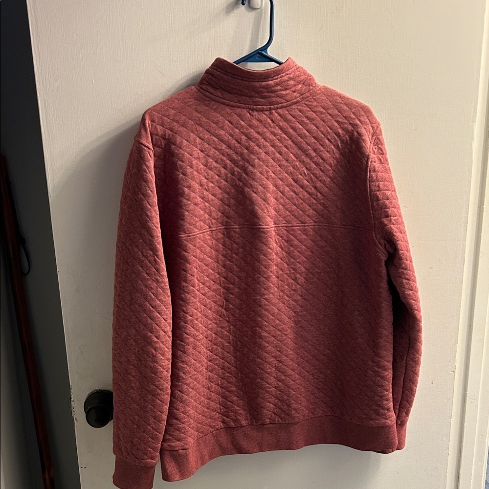 Patagonia Quilted Pullover in Brick Red - Picture 9 of 11